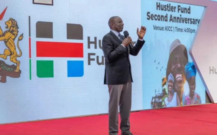 Rais William Ruto wa Kenya ameacha Hustler Fund kwa NYOTA